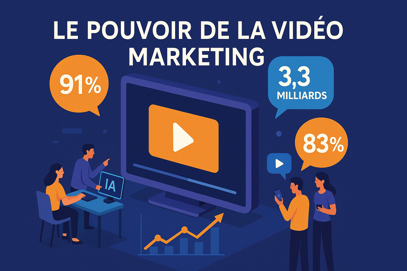statistiques en marketing vidéo